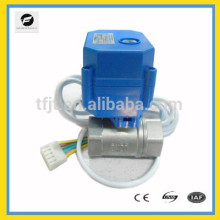 Mini Electric Control Ball Valve Manufacturers with electric quickly shut off actuator for Fan coil and,hot water cycle system